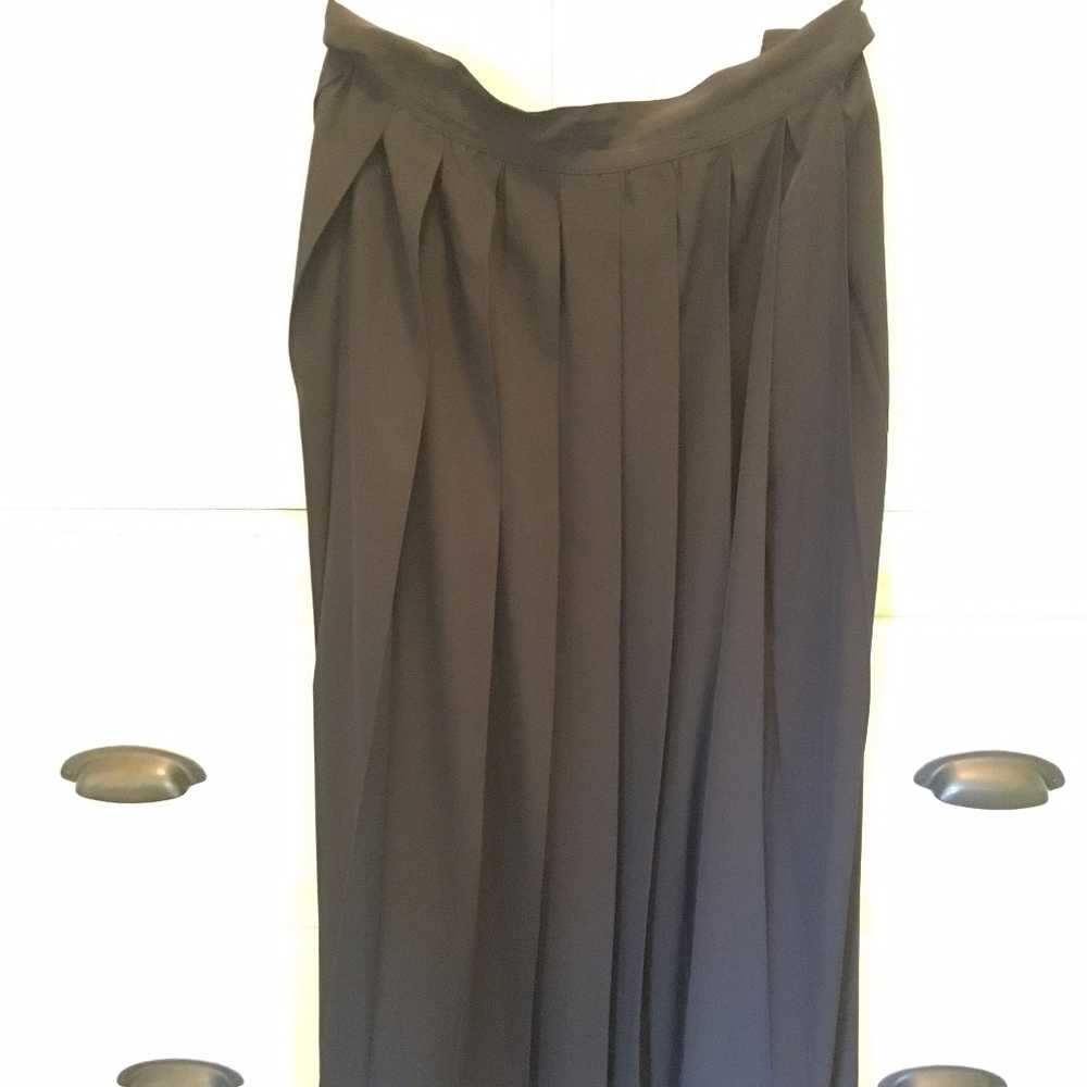 Max Mara Plaid Midi Skirt